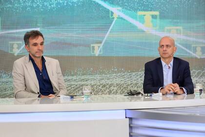 Tito Loizeau junto a Domingo Speranza