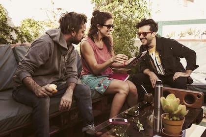 Manawa ofrece un espacio para reuniones de trabajo al aire libre.