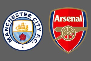 Manchester City y Arsenal disputaron uno de los encuentros de la jornada del fútbol inglés