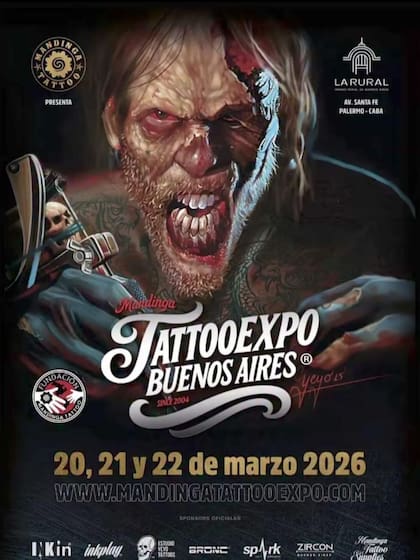 Mandinga Tattoo Expo Buenos Aires 2026: tres días de tatuajes en vivo, cultura urbana y shows