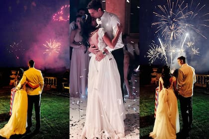 Mandinha Martínez compartió fotos inéditas de su boda con 'Dibu' (Foto: Instagram @mandinha_martinez_)