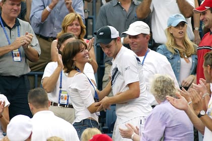 Mandy Moore y Andy Roddick, en los tiempos en que eran pareja