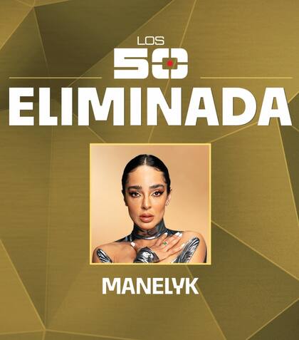Manelyk, eliminada de Los 50 de Telemundo