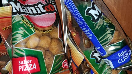 Maní japonés en un supermercado de Buenos Aires