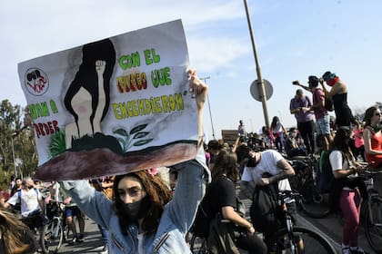 La protesta se realizó en las dos orillas del río Paraná, sobre Rosario y sobre Victoria, en Entre Ríos