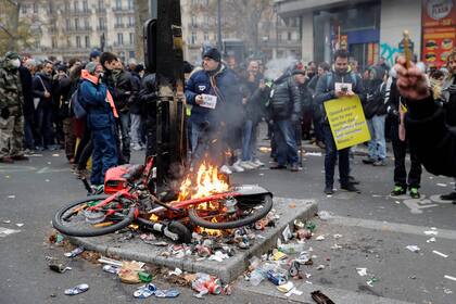 Manifestación en París