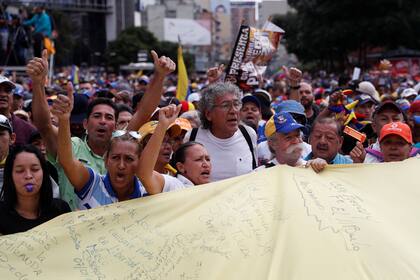 Manifestacion en Caracas