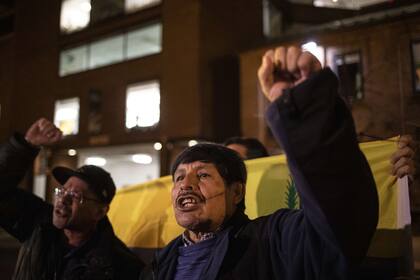 Manifestación pro-Maduro en Washington, D.C., EEUU.