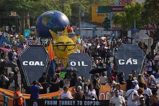 Manifestantes piden decisiones “más humanizadas” en el marco de la COP30 en Brasil