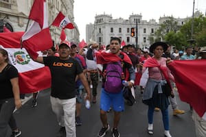 Las protestas sociales llegan a Lima para la gran “toma” de la capital del país
