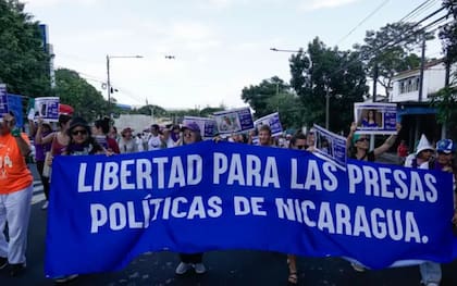 Manifestarse contra el régimen de Ortega y Murillo en Nicaragua es considerado "traición a la patria" y puede costar años de cárcel