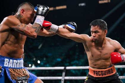 Manny Pacquiao contra Mario Barrios (Instagram @mannypacquiao)