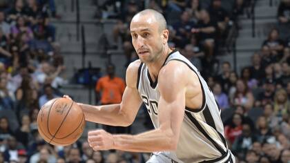 Manu Ginóbili, en acción