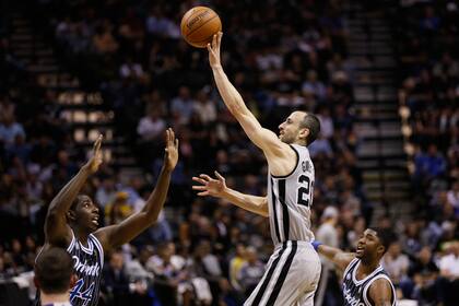 Manu Ginóbili, figura ante Magic Orlando