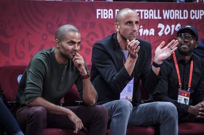Manu Ginóbili esta vez estuvo acompañado por Tony Parker