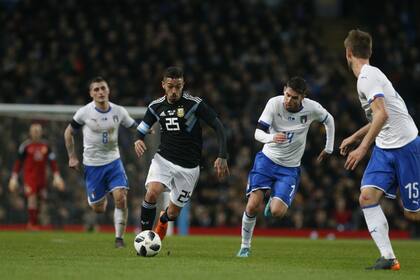 Manu Lanzini en la selección, en una imagen de marzo de 2018. Una lesión le hizo perder el Mundial de Rusia, aunque ahora podría regresar al equipo