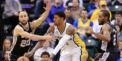 Manu no pudo impedir la caída de los Spurs ante Indiana