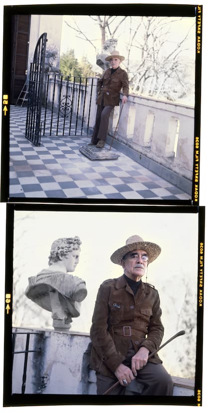 Manucho en la terraza de El Paraíso, en
La Cumbre, Córdoba.