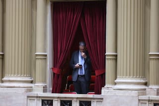 Adorni ensayó su presentación en el Congreso bajo un férreo operativo de seguridad