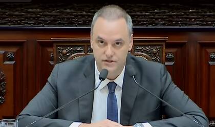 Manuel Adorni en el Congreso