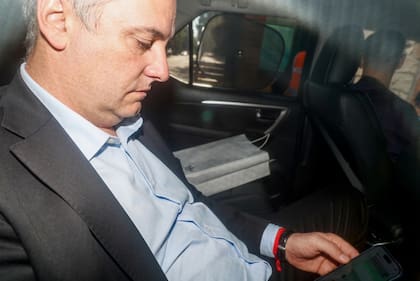 Manuel Adorni fue hoy a la Quinta de Olivos para reunirse con Milei