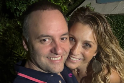 Manuel Adorni y Bettina Angeletti