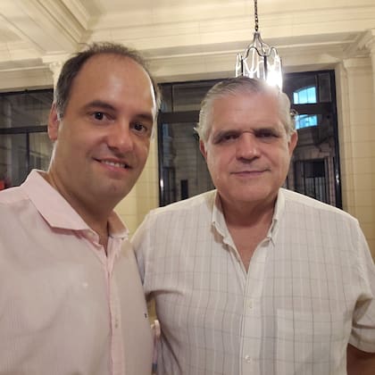 Manuel Adorni y Ricardo López Murphy en 2019
