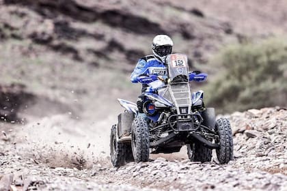 Manuel Andújar es protagonista en quads del Rally Dakar 2022 y marcha segundo tras ocho etapas