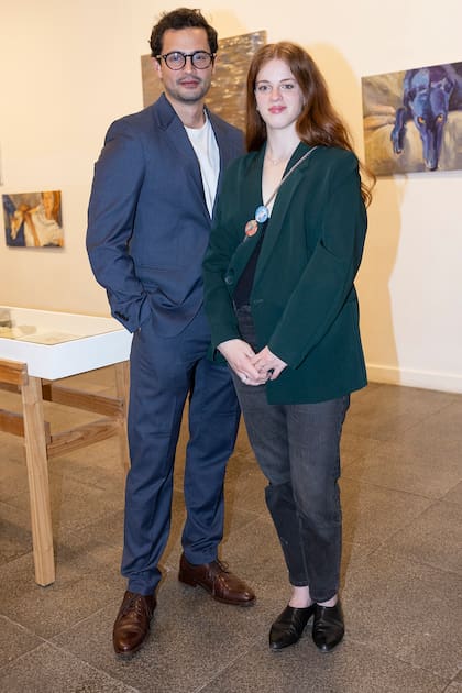 Manuel Basavilbaso y Elisa Hyland.