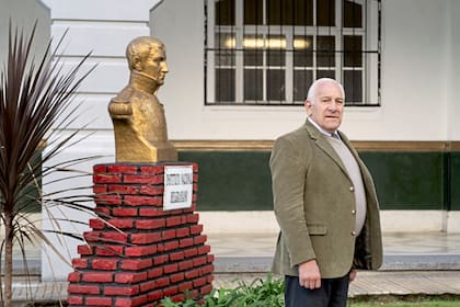 Manuel Belgrano, descendiente de Belgrano que dirige el instituto belgraniano en el regimeiento de patricios
