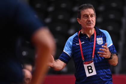 Manuel Cadenas, el entrenador español de la selección argentina de handball