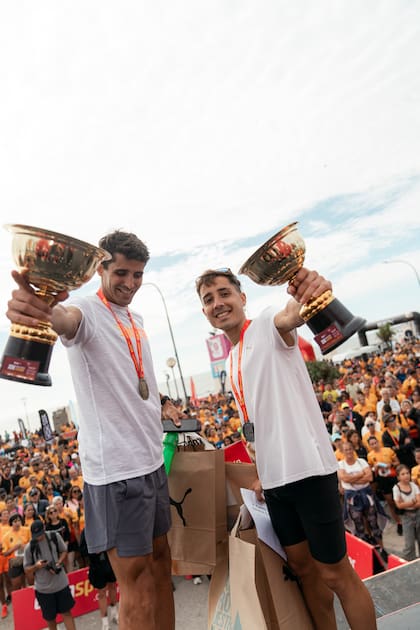 Manuel Corsico y Nahuel Di leva, ambos atletas embajadores de PUMA.