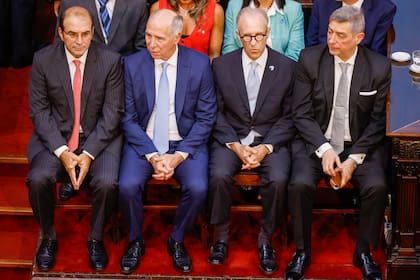 Manuel García-Mansilla, Ricardo Lorenzetti, Carlos Rosenkrantz y Horacio Rosatti deberán definir la suerte de Cristina Kirchner