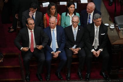 Manuel García-Mansilla, Ricardo Lorenzetti, Carlos Rosenkrantz y Horacio Rosatti