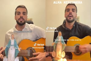 Manuel Gradin, el seminarista que es famoso en TikTok por sus cánticos católicos