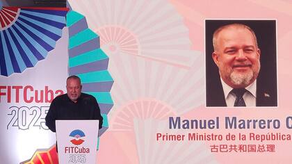 Manuel Marrero, primer ministro de Cuba, en la FIT Cuba 2025