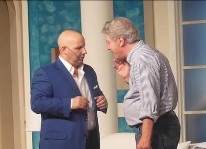 Manuel Navarrete y Emilio Disi trabajaron juntos en teatro en la comedia veraniega "La noche de las pistolas frías", durante la temporada de verano de 2013 (Foto: Manuel Navarrete)