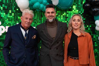 Manuel Petrakovsky, Leo Montero y Graciela Vázquez, en la presentación de SportyFanPet, el miércoles, en el Centro Metropolitano de Diseño