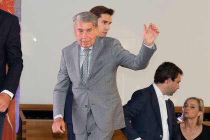 Manuel Santana, en una foto de hace dos años