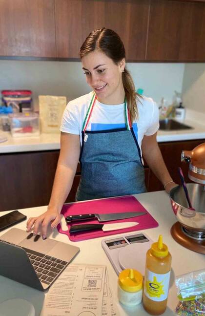 Manuela Carbone quien desde mayo se encuentra en Buenos Aires, trabajando remotamente para Estocolmo.