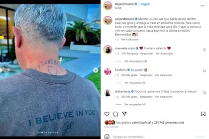 Manuela, hija de Alejandro Sanz y Jaydy Michel, siempre ha demostrado su amor a su padre