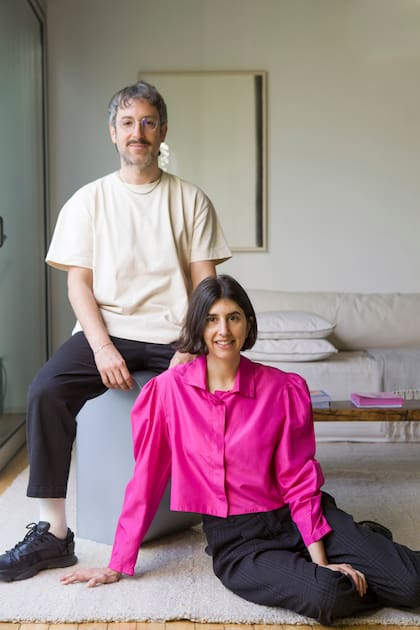Manuela Ventura y Martín Morfenfeld, dueños de casa.