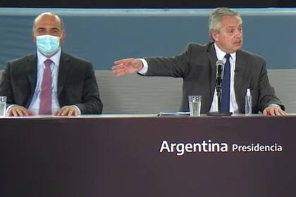 Manzur acompañó a Fernández en la actividad oficial