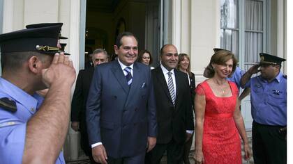 Manzur junto a José Alperovich y su esposa, Beatriz Rojkés