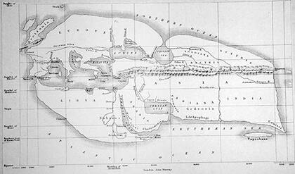 Mapa de Eratostene