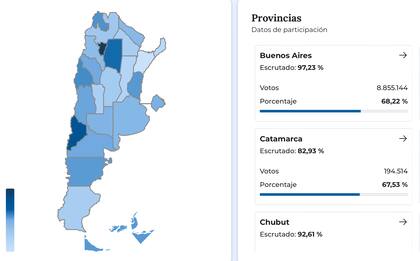 Mapa de participación