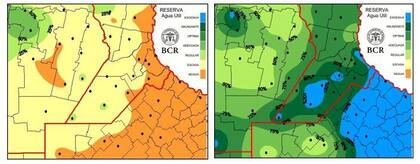 Mapa de reserva de agua util