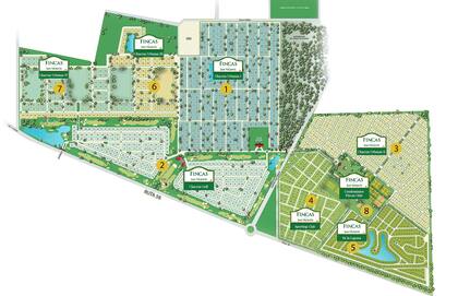 Mapa del barrio Fincas de San Vicente