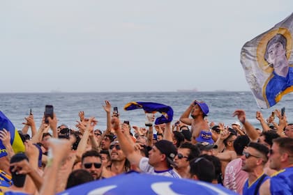 Mar, arena... y Boca: así se vivió la previa de la final de la Copa Libertadores