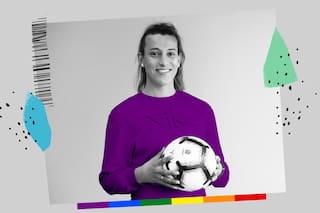 De salir "a escondidas" con ropa de mujer a convertirse en una pionera del fútbol